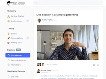 Marisa Grieco Membership perks